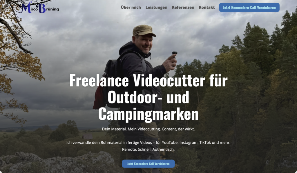 Website Mirco Bruening